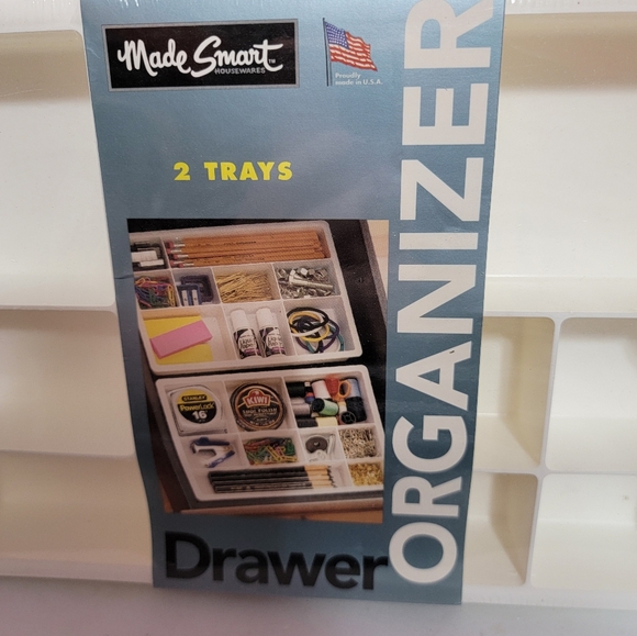 MadeSmart 2 Drawer Organizers Jewelry beads tools 11"x7.5"x3" - Picture 2 of 4